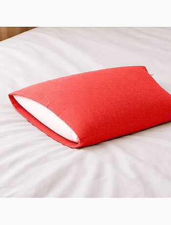 Funda de Almohada en Muselina de Algodón Orgánico Miel