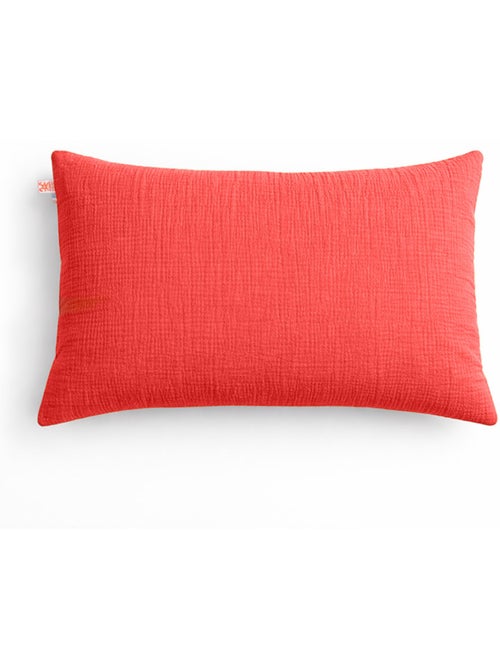 Funda de Almohada en Muselina de Algodón Orgánico Fresa - Kiabi