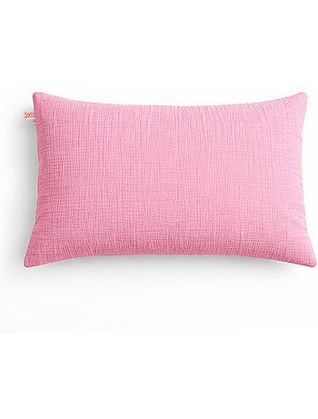Funda de Almohada en Muselina de Algodón Orgánico Miel