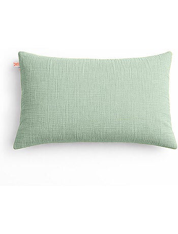 Funda de Almohada en Muselina de Algodón Orgánico Miel