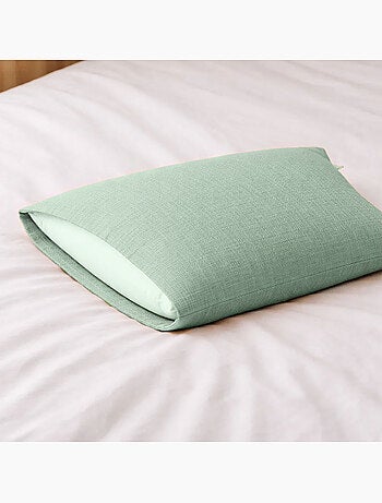 Funda de Almohada en Muselina de Algodón Orgánico Miel