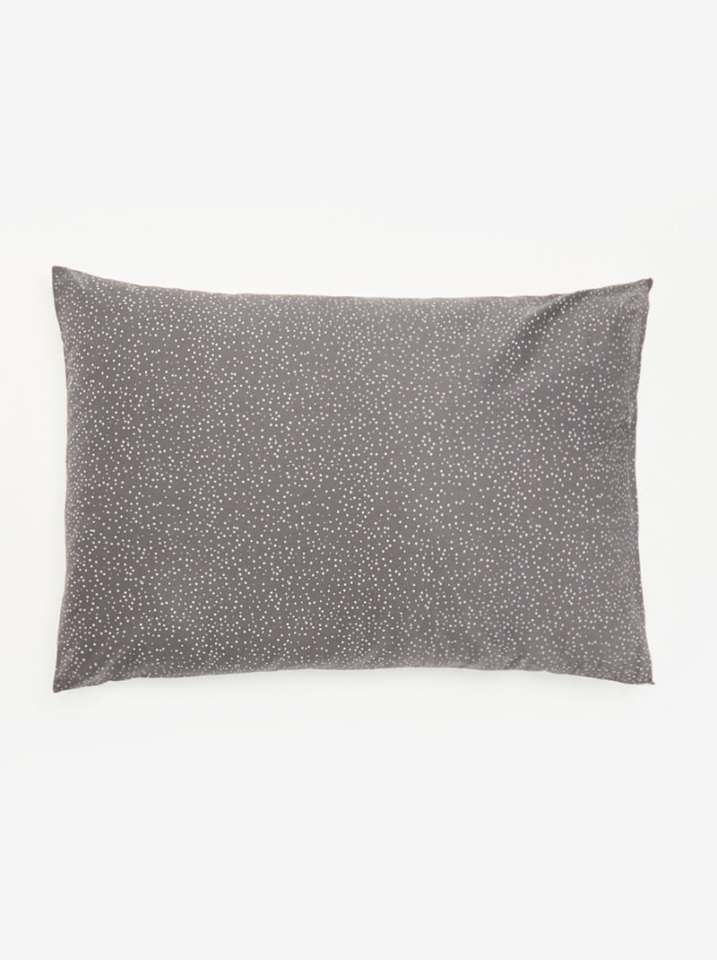 Funda de almohada estampada -KIABI Home Gris - Kiabi