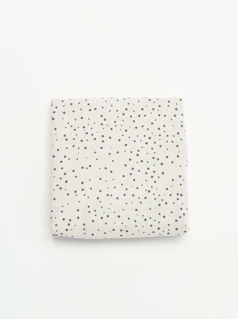 Funda de almohada estampada -KIABI Home Gris - Kiabi