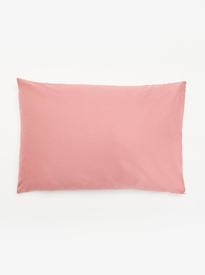 Funda de almohada estampada -KIABI Home Rosa - Kiabi