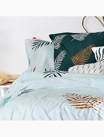 Funda de almohada Foliage mint "Happyfriday