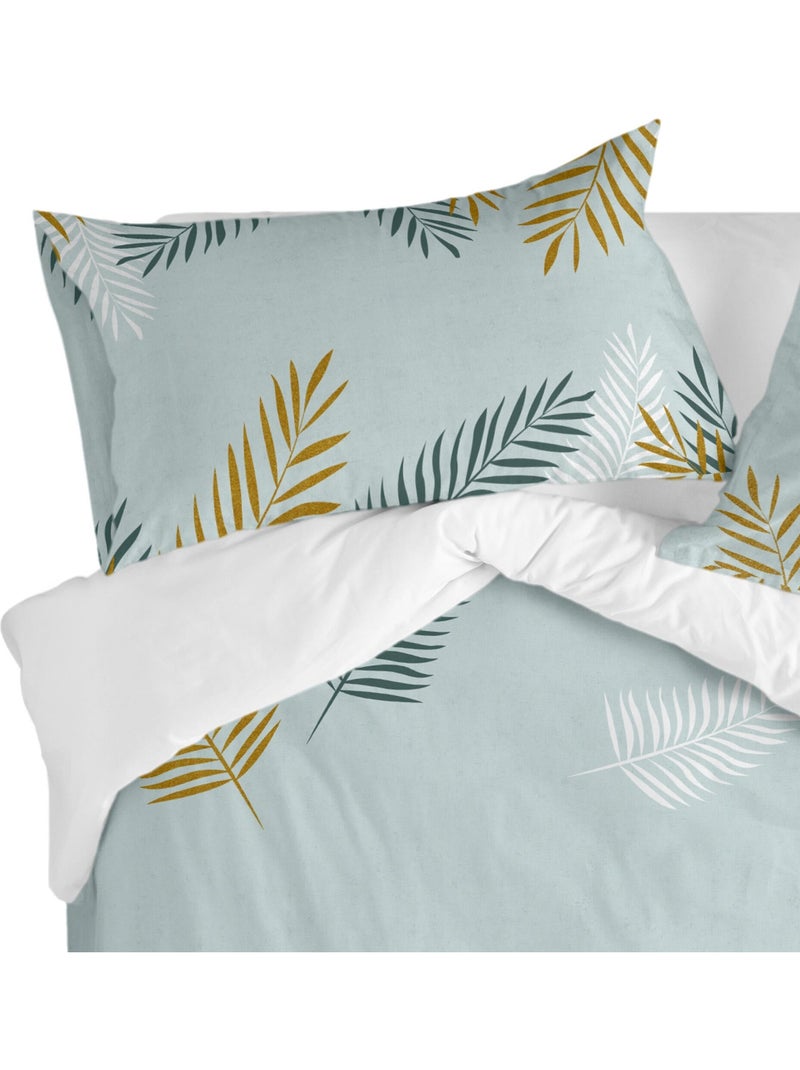 Funda de almohada Foliage mint "Happyfriday" Blanco - Kiabi