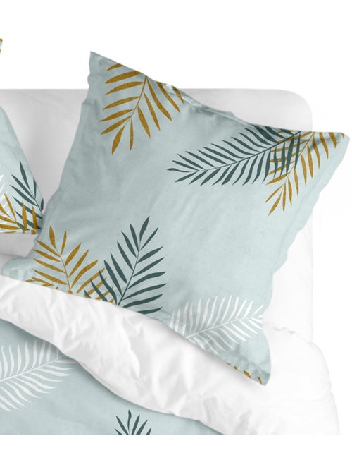 Funda de almohada Foliage mint "Happyfriday" - Kiabi