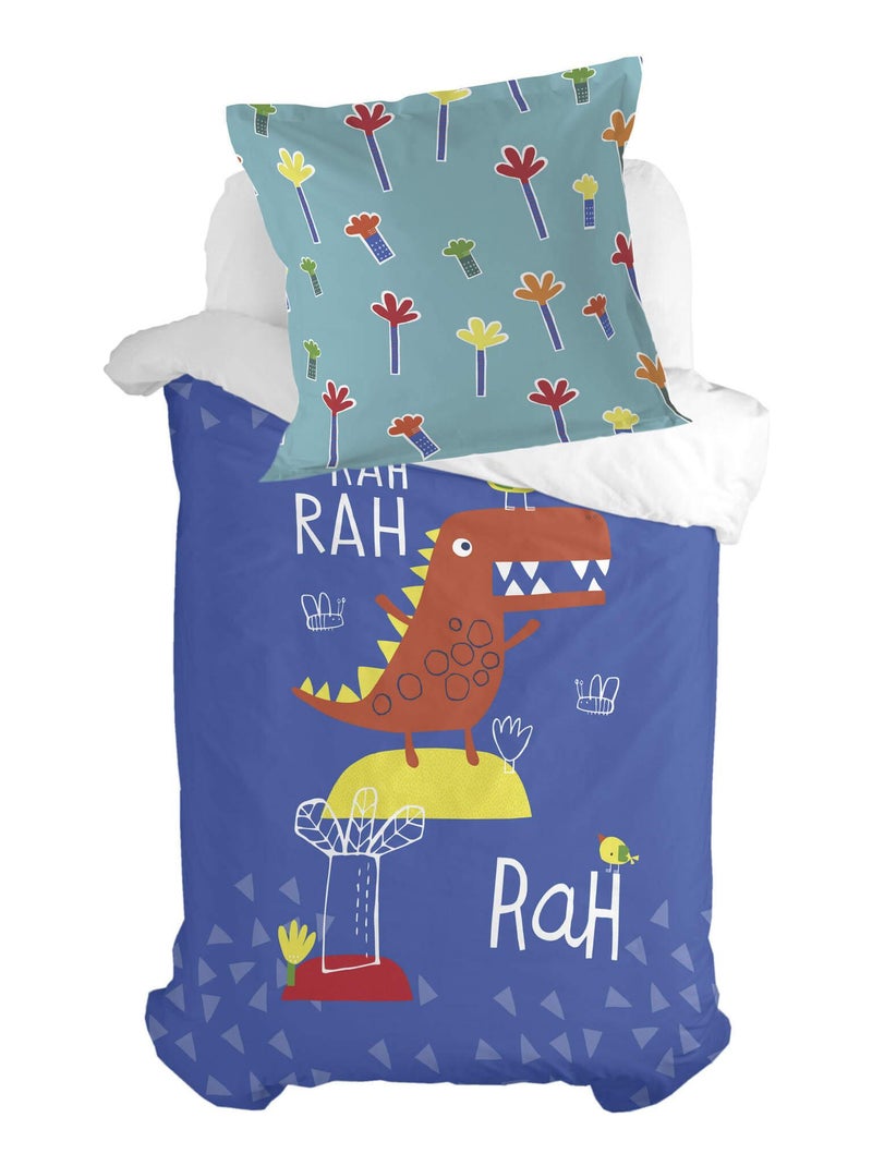 Funda de almohada Funnysaurus "Happyfriday" Blanco - Kiabi