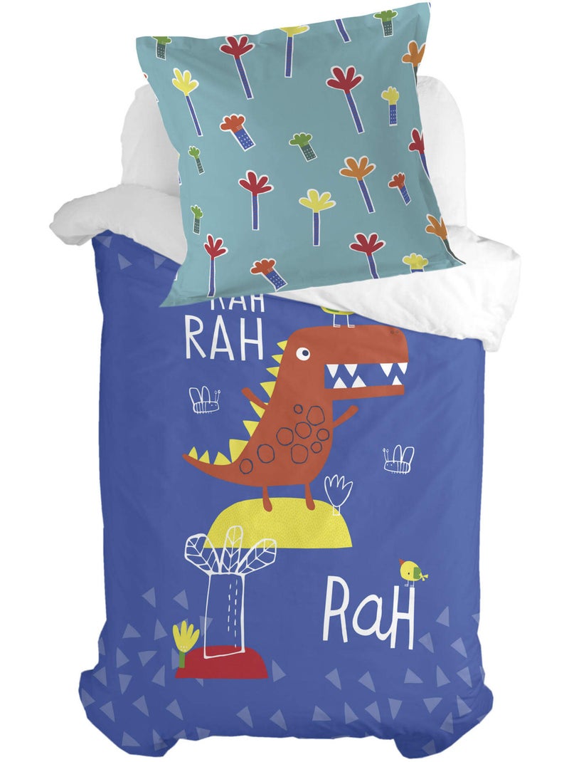 Funda de almohada Funnysaurus "Happyfriday" Multicolor - Kiabi