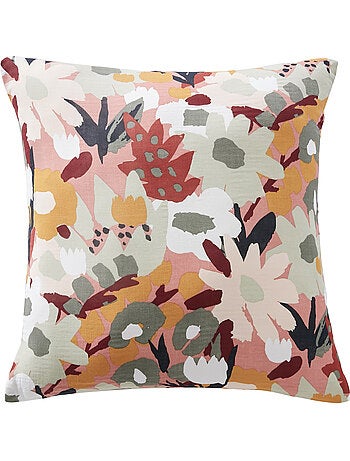 Funda de almohada – gasa de algodón estampada léane