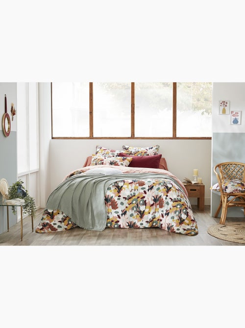 Funda de almohada – gasa de algodón estampada léane - Kiabi Funda de almohada – gasa de algodón estampada léane - Kiabi