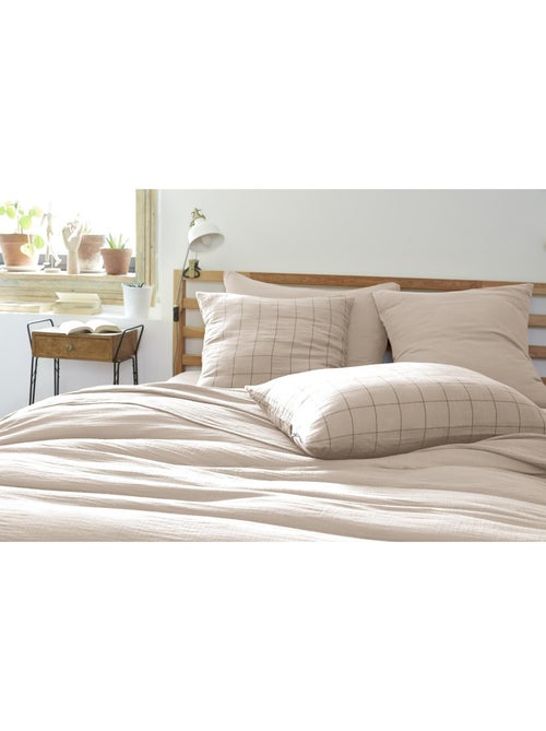 Funda de almohada – gasa de algodón tejida – gaïa match - Kiabi Funda de almohada – gasa de algodón tejida – gaïa match - Kiabi