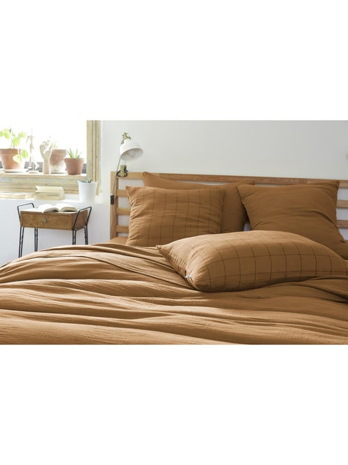 Funda de almohada – gasa de algodón tejida – gaïa match - Kiabi Funda de almohada – gasa de algodón tejida – gaïa match - Kiabi