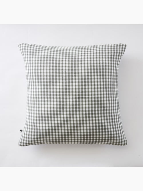 Funda de almohada – gasa de algodón tejida teñida vickie pampa - Kiabi Funda de almohada – gasa de algodón tejida teñida vickie pampa - Kiabi