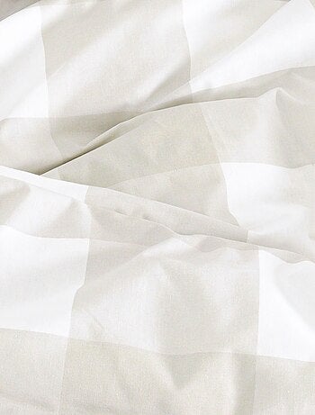 Funda de almohada Gingham "Happyfriday