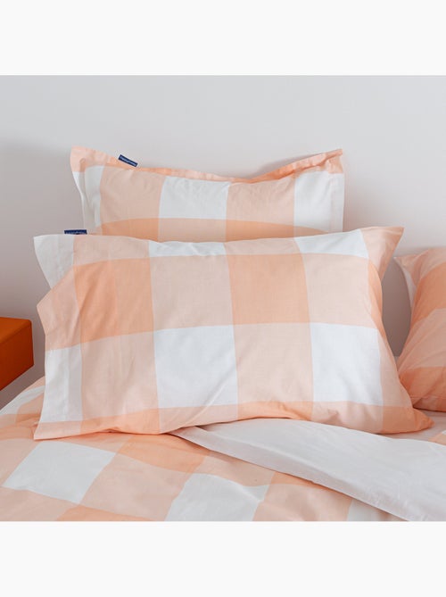Funda de almohada gingham "happyfriday" - Kiabi Funda de almohada gingham "happyfriday" - Kiabi