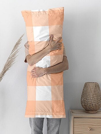 Funda de almohada Gingham "Happyfriday