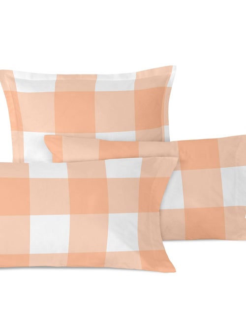 Funda de almohada Gingham "Happyfriday" - Kiabi