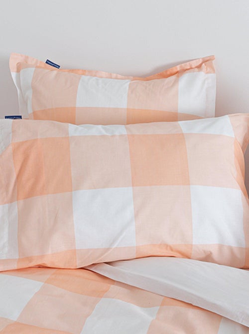 Funda de almohada Gingham "Happyfriday" - Kiabi