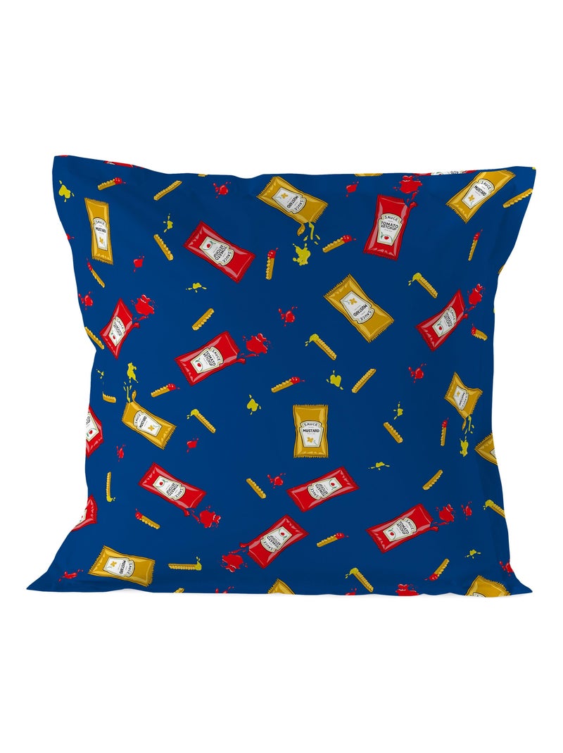 Funda de almohada Hotdog "Happyfriday" Blanco - Kiabi