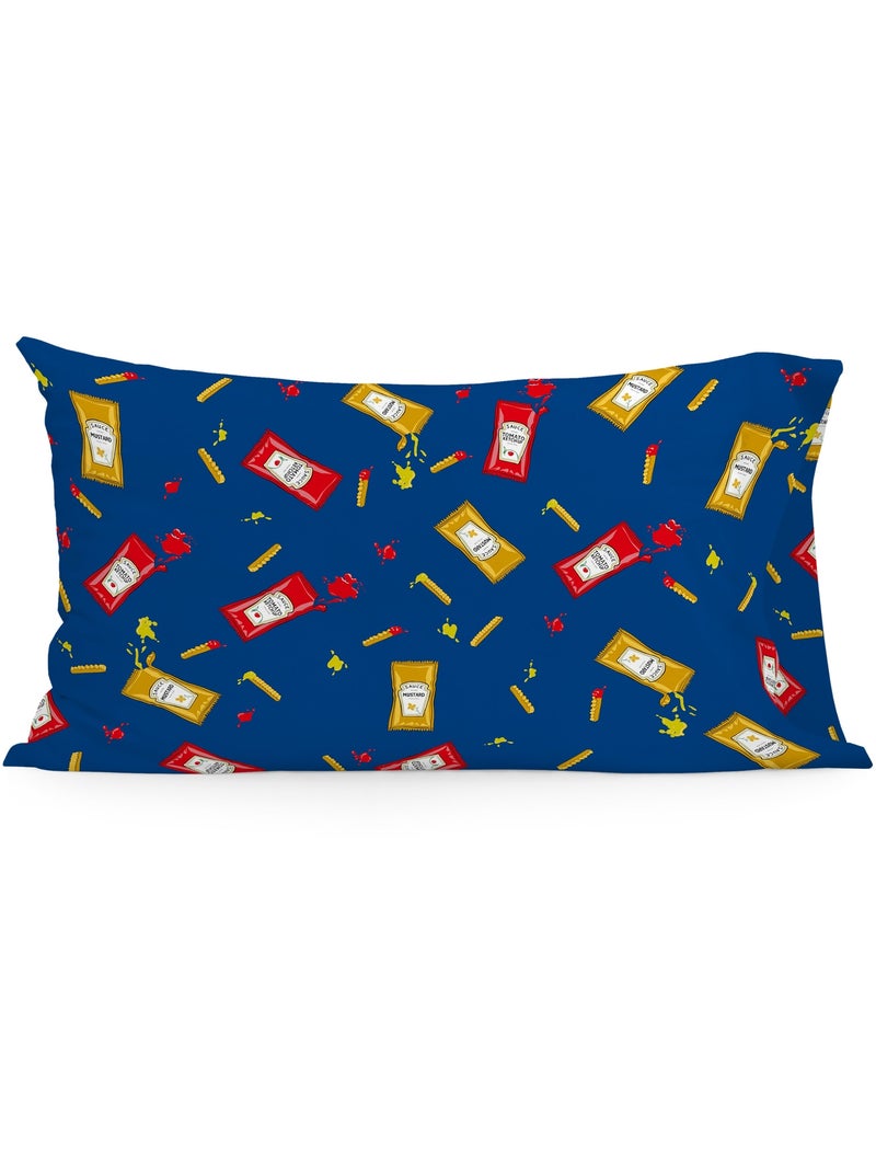 Funda de almohada Hotdog "Happyfriday" Multicolor - Kiabi