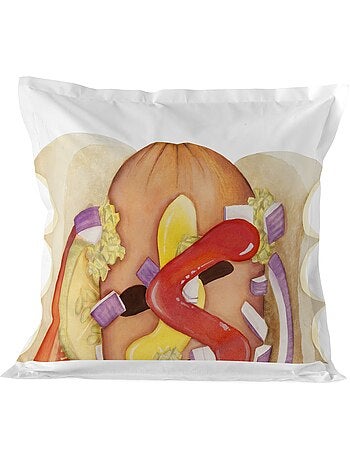 Funda de almohada Hotdog "Happyfriday