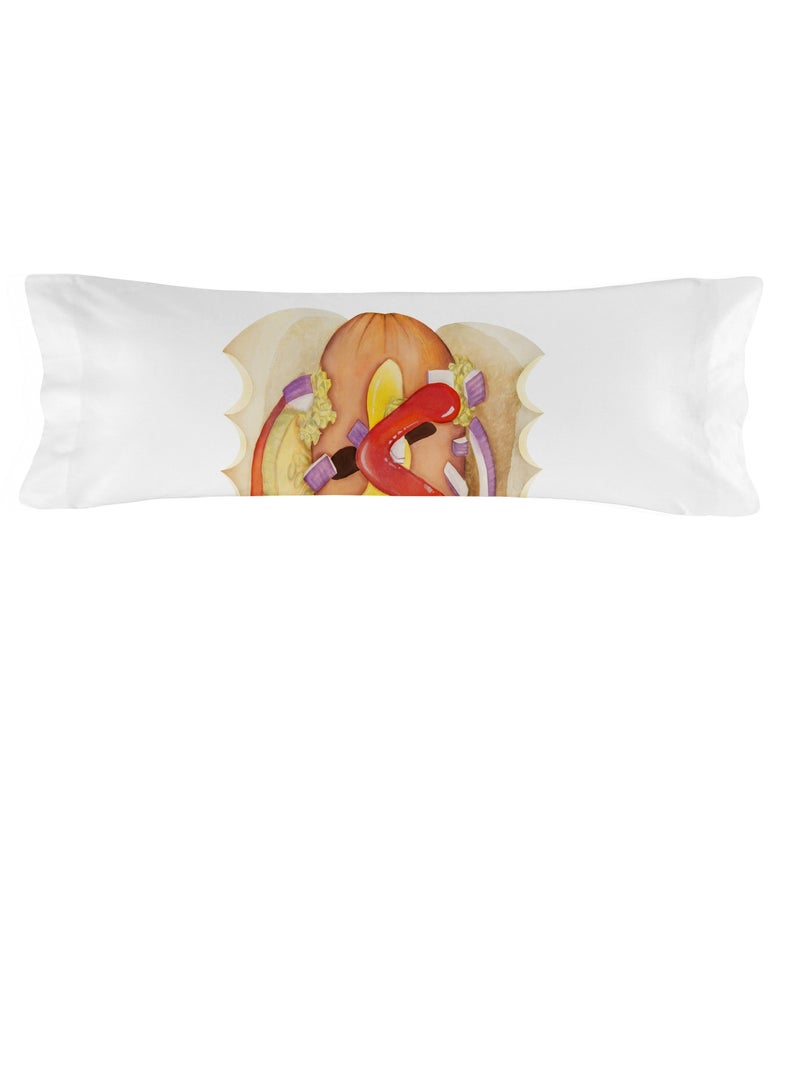 Funda de almohada Hotdog "Happyfriday" Multicolor - Kiabi