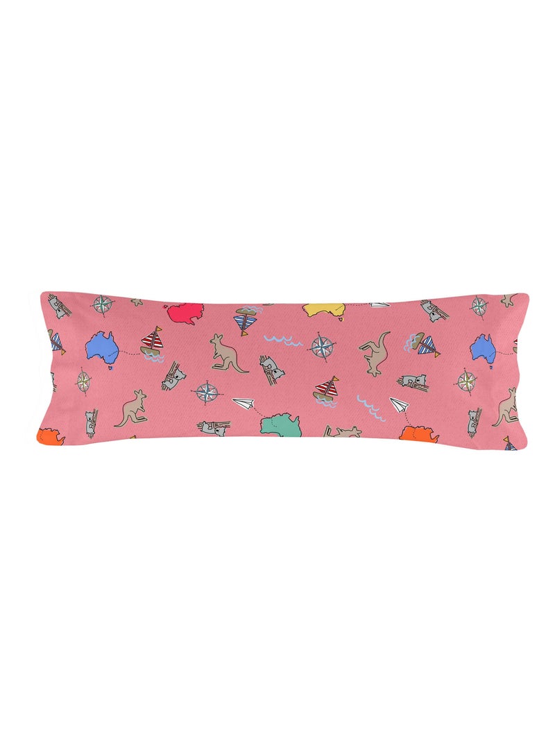 Funda de almohada Kangaroo "Happyfriday" Blanco - Kiabi