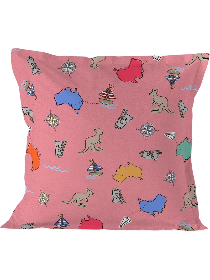 Funda de almohada Kangaroo "Happyfriday" Multicolor - Kiabi
