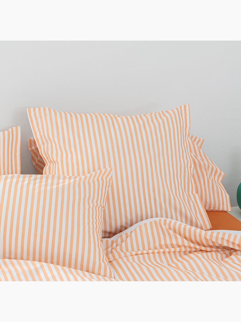 Funda de almohada Layering "Happyfriday" Melocotón - Kiabi