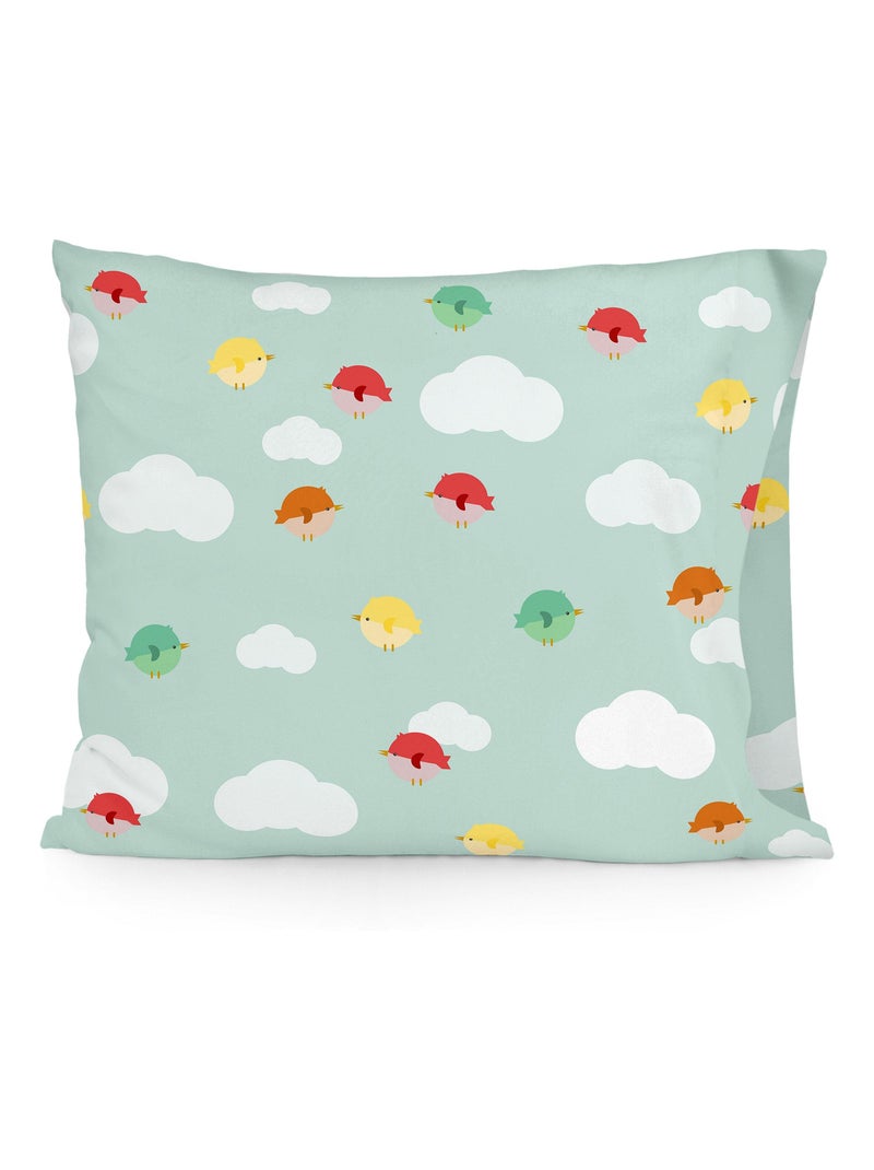 Funda de almohada Learning to fly "Happyfriday" Amarillo - Kiabi
