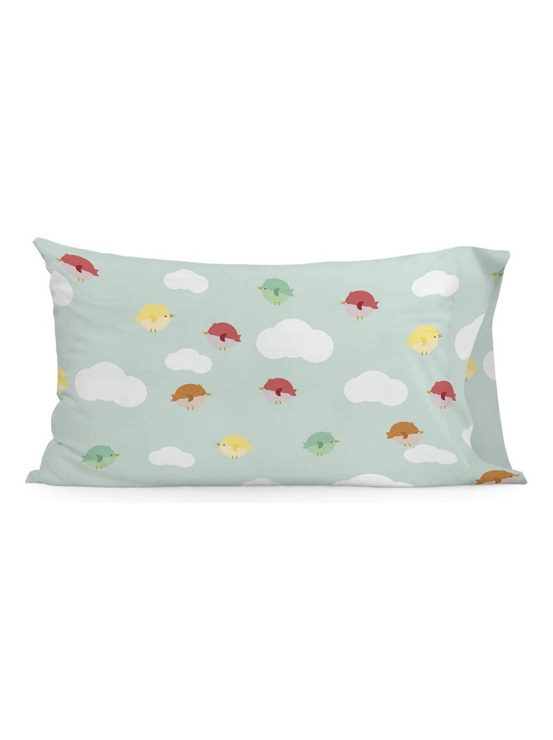 Funda de almohada Learning to fly "Happyfriday" Blanco - Kiabi