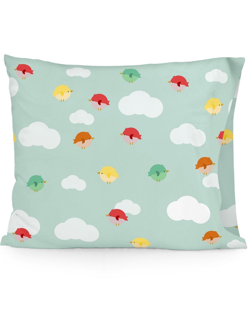 Funda de almohada Learning to fly "Happyfriday" Multicolor - Kiabi