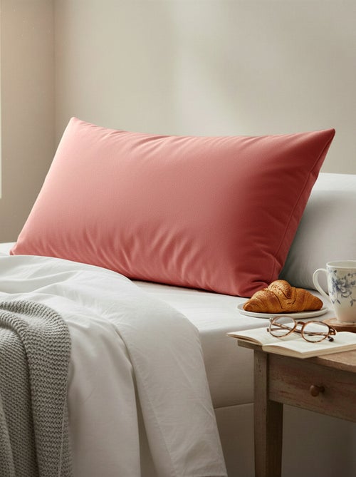 Funda de almohada lisa - 50 x 80 cm aproximadamente - Kiabi Funda de almohada lisa - 50 x 80 cm aproximadamente - Kiabi