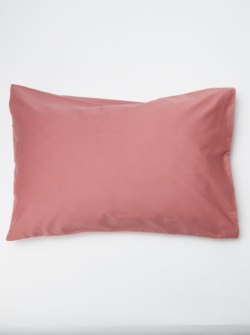 Funda de almohada lisa - 50 x 80 cm aproximadamente - Kiabi Funda de almohada lisa - 50 x 80 cm aproximadamente - Kiabi