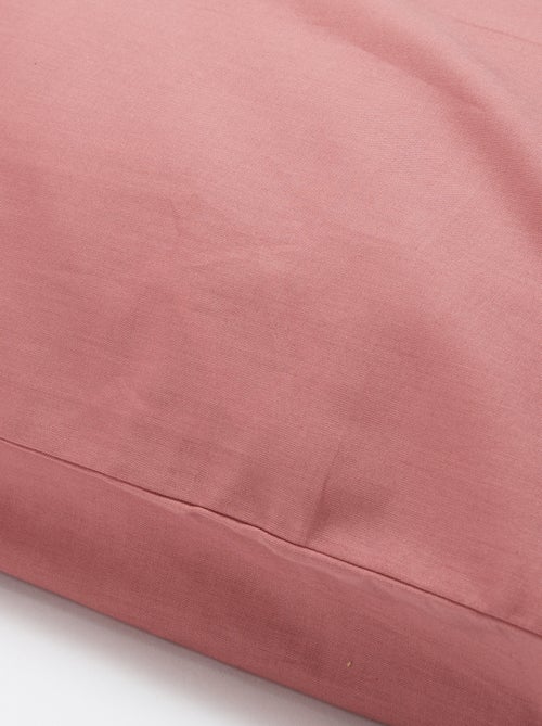 Funda de almohada lisa - 50 x 80 cm aproximadamente - Kiabi Funda de almohada lisa - 50 x 80 cm aproximadamente - Kiabi