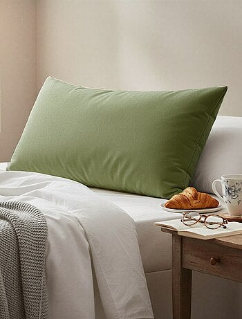Funda de almohada lisa - 50 x 80 cm aproximadamente