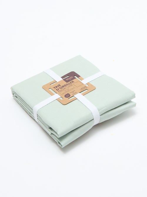 Funda de almohada lisa - 50 x 80 cm - Kiabi