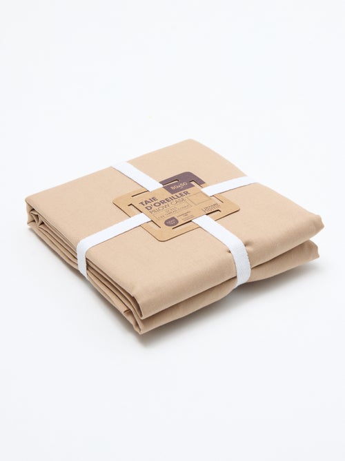 Funda de almohada lisa - 50 x 80 cm - Kiabi