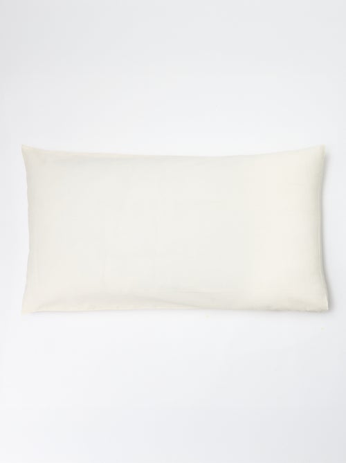 Funda de almohada lisa - 50 x 80 cm - Kiabi