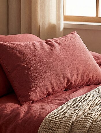 Funda de almohada lisa - 50 x 80 cm