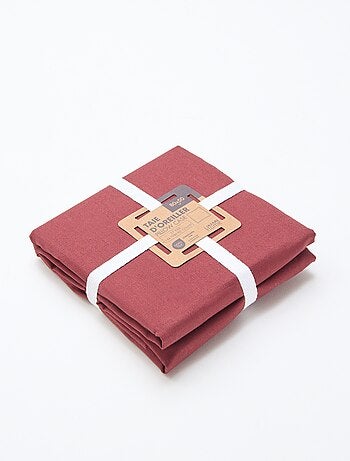 Funda de almohada lisa - 50 x 80 cm