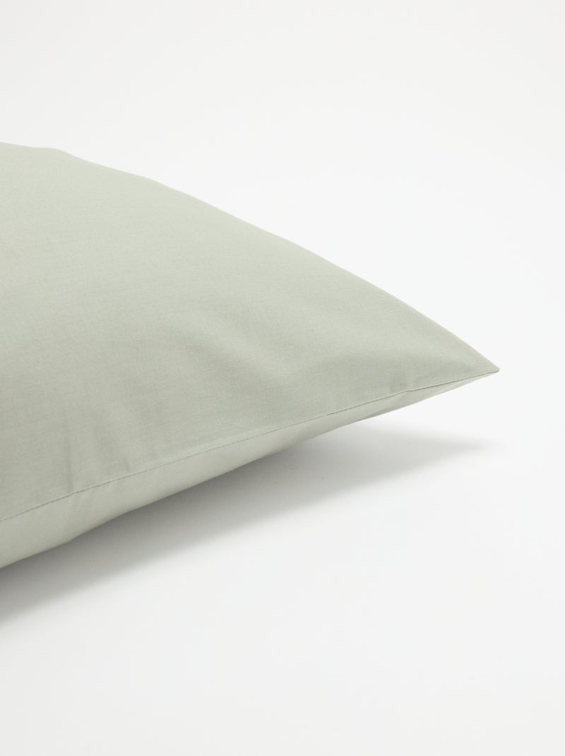 Funda de almohada lisa - 50 x 80 cm Verde - Kiabi