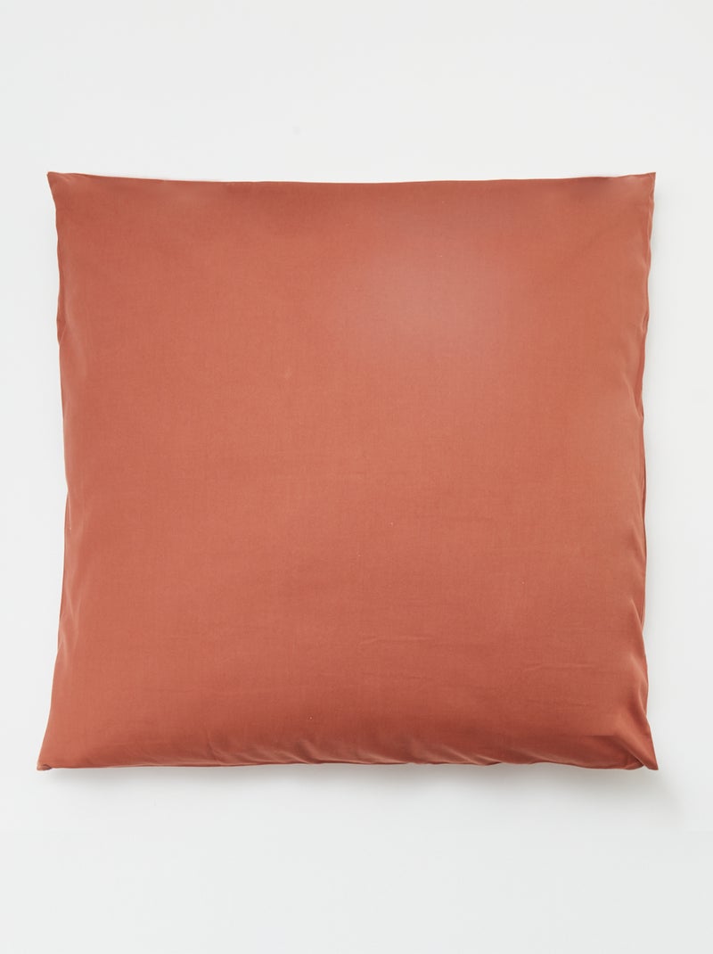 Funda de almohada lisa - Kiabi Home MARRON - Kiabi