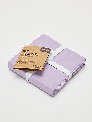 Funda de almohada lisa - Kiabi Home