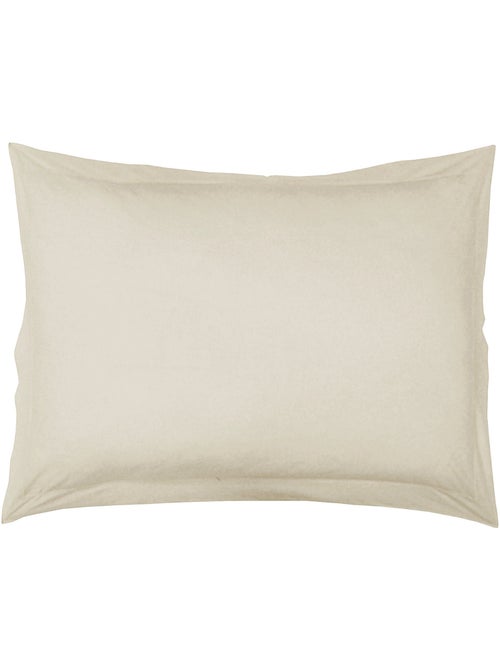 Funda de almohada lisa 100% algodón - Kiabi
