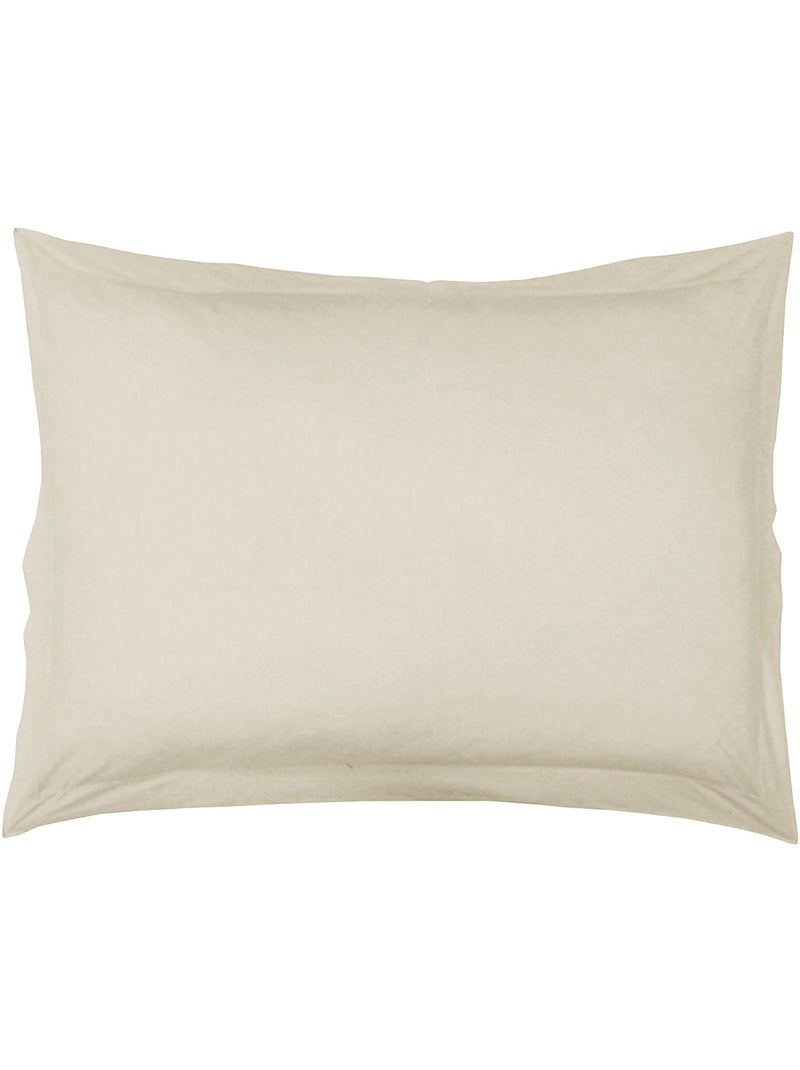 Funda de almohada lisa 100% algodón Crudo - Kiabi