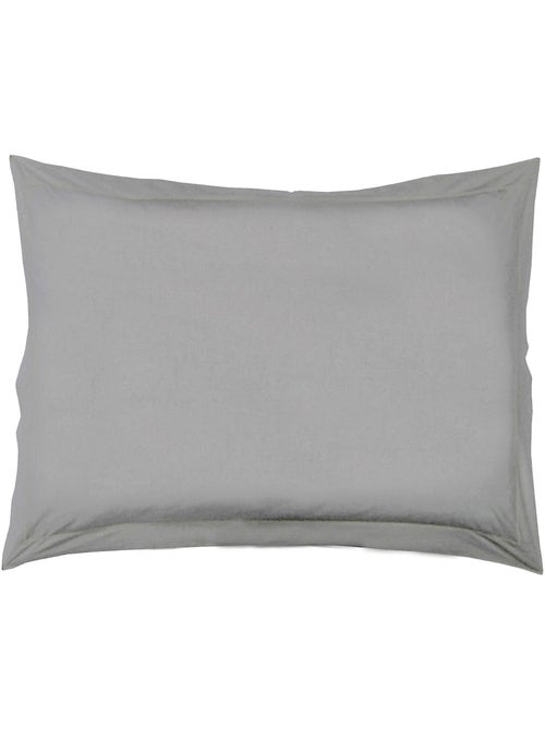 Funda de almohada lisa 100% algodón - Kiabi