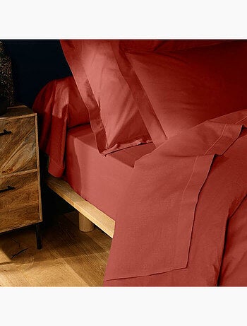Funda de almohada lisa 57 hilos lina