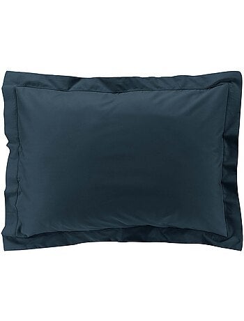 Funda de almohada lisa de percal de algodón